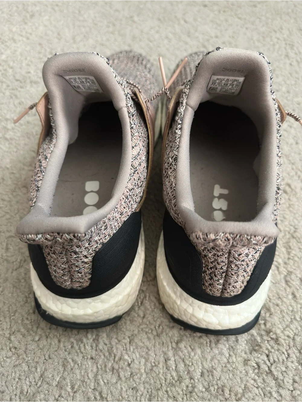 Adidas UltraBoost 4.0 Ash Pearl Men’s Size 13 BB6174